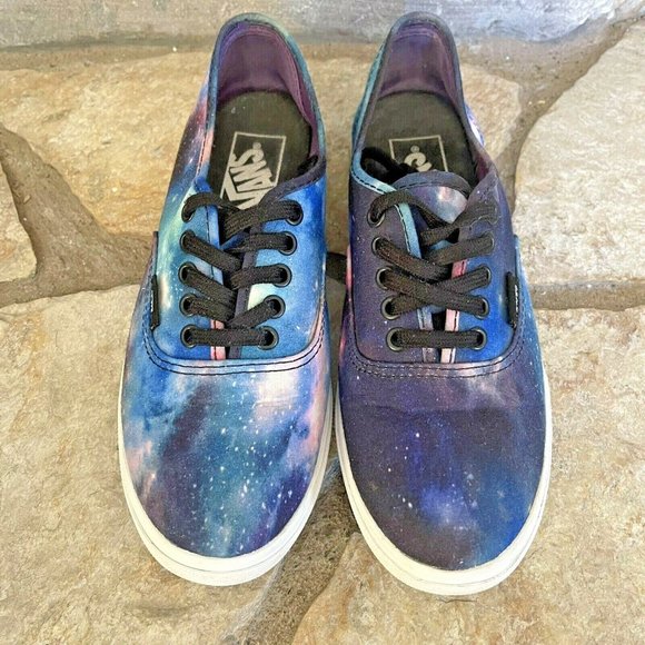Vans Lo Pro Cosmic Galaxy Women's Sz 6, 4Y Space Skate Shoes Multicolor TB4R - Picture 3 of 8